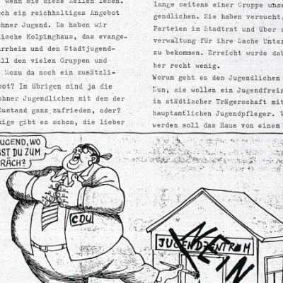 Zeitungsausschnitt von August 1981