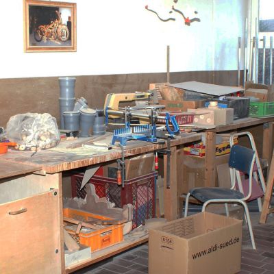 Werkstatt weiterer Arbeitsbereich