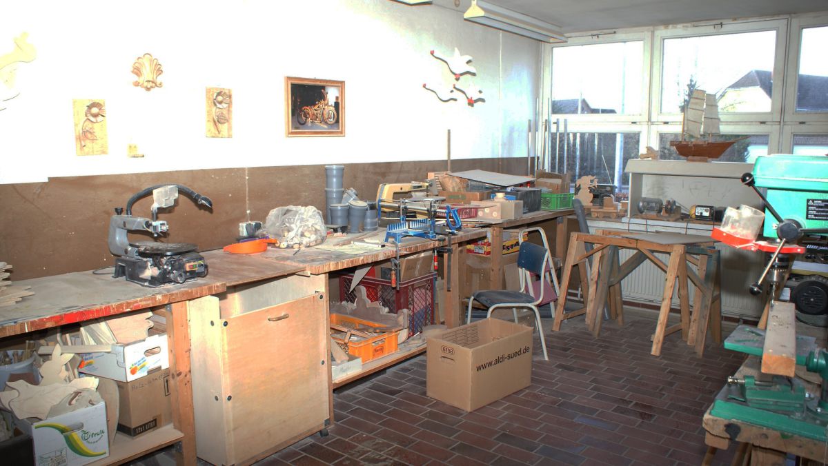 Werkstatt weiterer Arbeitsbereich